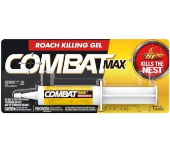 Combat Max Roach Killing Gel for Indoor and Outdoor Use, 1 Syringe, 2.1 Ounce (Pack of 1)