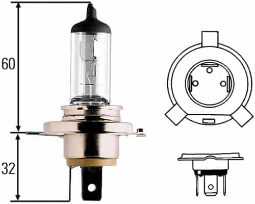 HELLA H4 100/80W High Wattage Bulb, 12V - Image 2