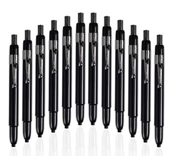 Listo 1620 – Box of 12 – BLACK COLOR – China Markers/Grease Pencils/China Marking/Pencils/