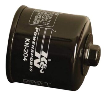 K&N Motorcycle Oil Filter: High Performance Black Oil Filter with 17mm nut designed to be