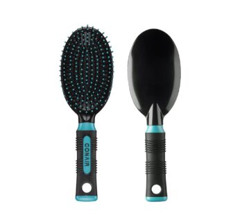 Conair Salon Results Hairbrush – Hair Brush – Cushion Base Hairbrush for All Hair Types –