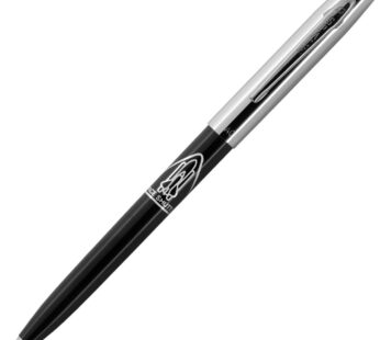 Fisher Space Pen Cap-O-Matic Space Pen, Chrome Cap with Space Shuttle Imprint, Black Barre