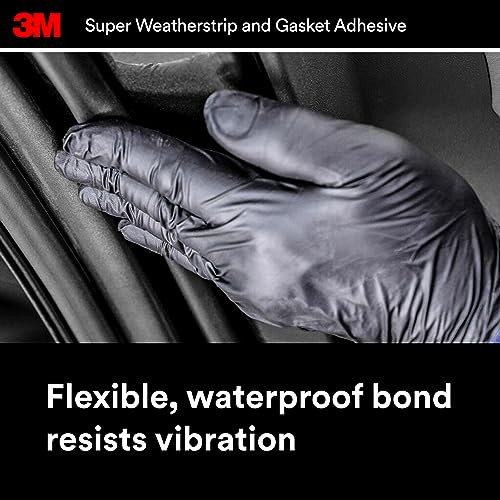 3M Black Super Weatherstrip and Gasket Adhesive, 08008, 5 fl oz, 1 Per Pack - Image 8