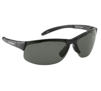 Flying Fisherman 7812BS Sunglass, Matte Black Frames/Smoke Lenses