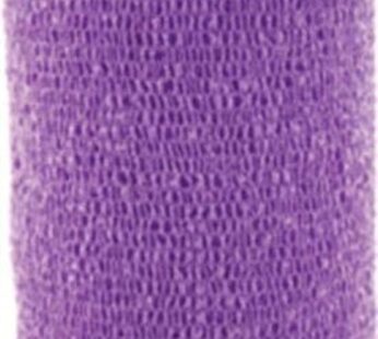 3M Vetrap Single Roll Bandaging Tape, 4″ by 5 yd, Purple