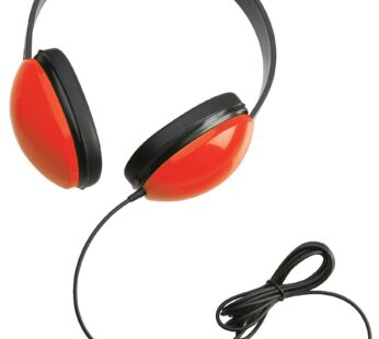 Califone 2800-RD Listening First Stereo Headphones with 3.5mm mini plug, Red