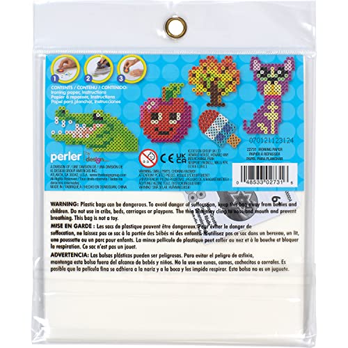 Perler Ironing Paper Beads Crafts for Kids, 12'' x 16'', Small, 7 Pieces - Image 2