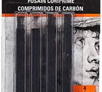 General Pencil 957ABP Compressed Charcoal Sticks 4/Pkg-Black – Soft Assorted