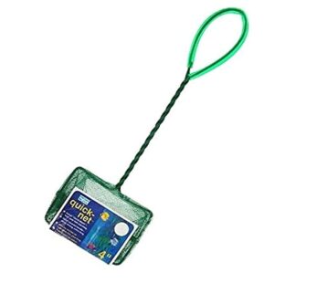PENN-PLAX (QN4) Quick-Net Aquarium Fish Net ? Durable, Strong, and Safe ? Color May Vary (