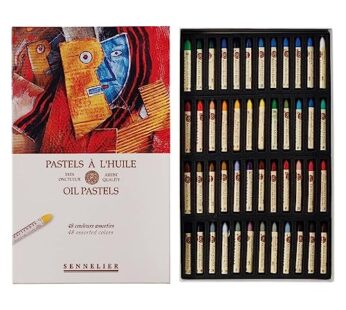 Sennelier Cardboard Oil Pastel Set, 48 Count (Pack of 1), Multicolor