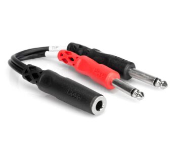 Hosa YPP-136 1/4″ TRSF to Dual 1/4″ TS Stereo Breakout Cable