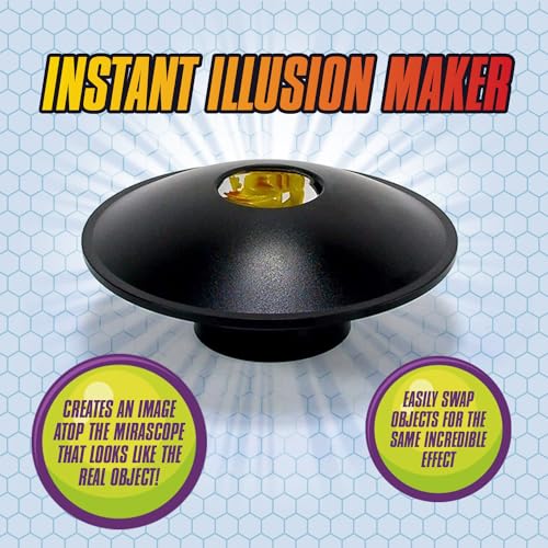 Toysmith: 3-D Mirascope, 6" Instant Hologram Image Maker, Includes a Plastic Frog to Displ - Image 2