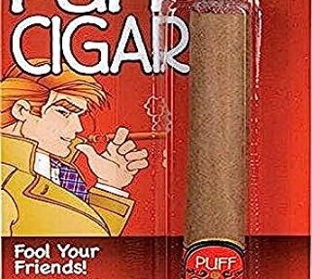 Loftus International Joker Large Fake Puff Cigar Costume, One Size, Brown