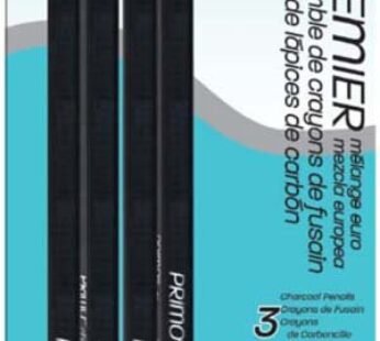 General Pencil 59P-BP Primo Euro Blend Charcoal Pencils,Multicolor