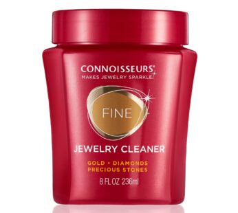 CONNOISSEURS Fine Jewelry Cleaner Solution for Gold, Platinum, Diamonds & Precious Gemston
