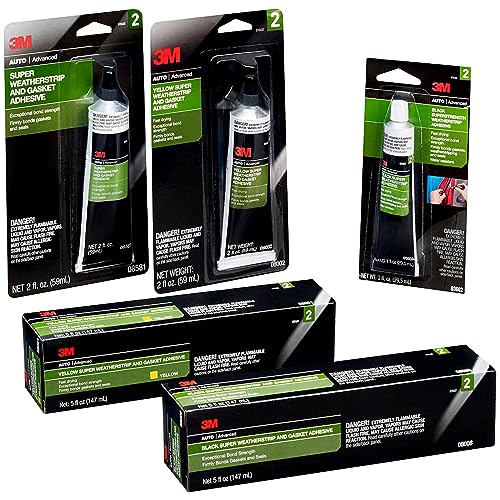 3M Black Super Weatherstrip and Gasket Adhesive, 08008, 5 fl oz, 1 Per Pack - Image 5