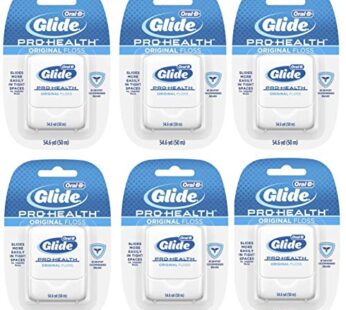 Oral-B Glide Pro-Health Dental Floss, Original Floss, 50m, Pack of 6