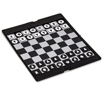 Yellow Mountain Imports Magnetic Travel Foldable Chess Wallet Set (7.9-Inch) – Portable &