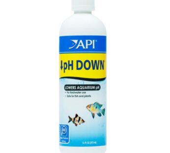 API Aquarium Pharmaceuticals 30B pH Down Aquarium pH Adjuster, 16 oz, Model Number: 171630