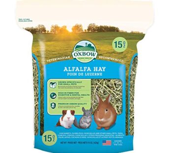 Oxbow Animal Health Alfalfa Hay, For Rabbits, Guinea Pigs, And Small Pets, Grown In The US