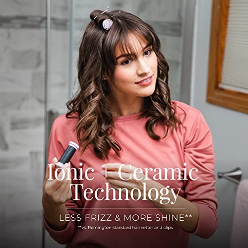 Remington Compact Ceramic Dual Voltage Hair Setter & Rollers, 1-1 ?" Purple/Black, 10 Piec - Image 4