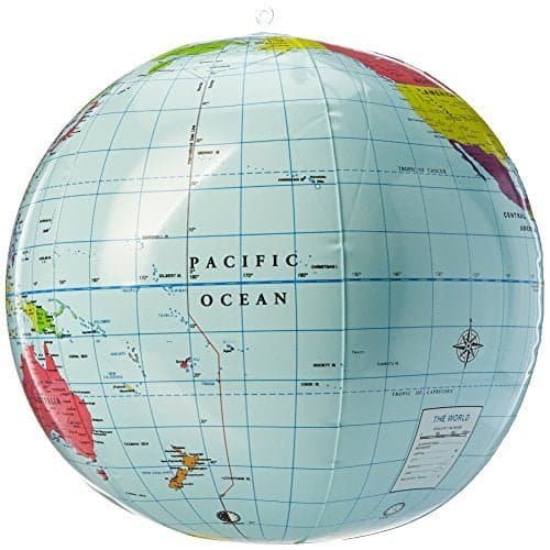 Learning Resources Inflatable 12 inch Globe - Ages 6+ Earth Globe, Geography for Kids - Image 4