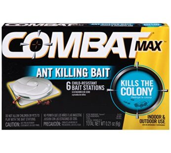 Combat Max Ant Killing Bait Stations, Indoor and Outdoor Use, 6 Count