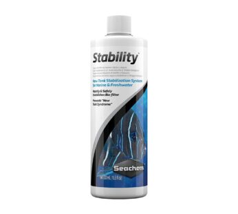 Seachem Stability Fish Tank Stabilizer – For Freshwater and Marine Aquariums, 16.9 Fl Oz (