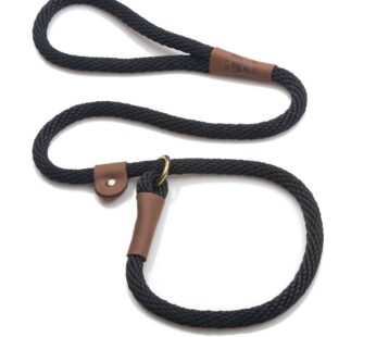 Mendota Products Pet Slip Lead, 1/2″ X 6′, Black, Dogs, Model:02803