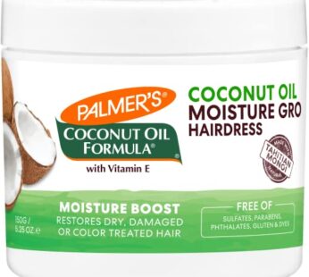 Palmer’s Coconut Oil Formula Moisture Gro Hairdress Hair Cream, Restorative Leave In Condi