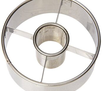 Ateco 3-1/2-Inch Stainless Steel Doughnut Cutter, Silver