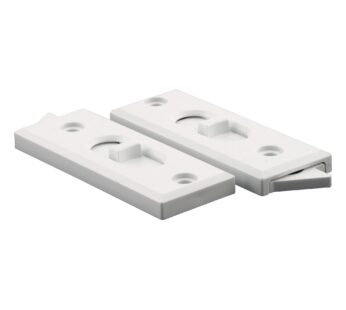 Prime-Line F 2627 White Plastic Tilt Latch (1 Pair)