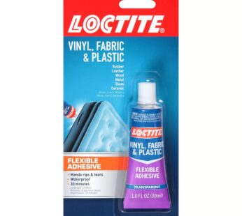 Loctite Loctite-1360694 Vinyl Fabric & Plastic Repair Flexible Adhesive, 1 oz, 1 Squeeze T