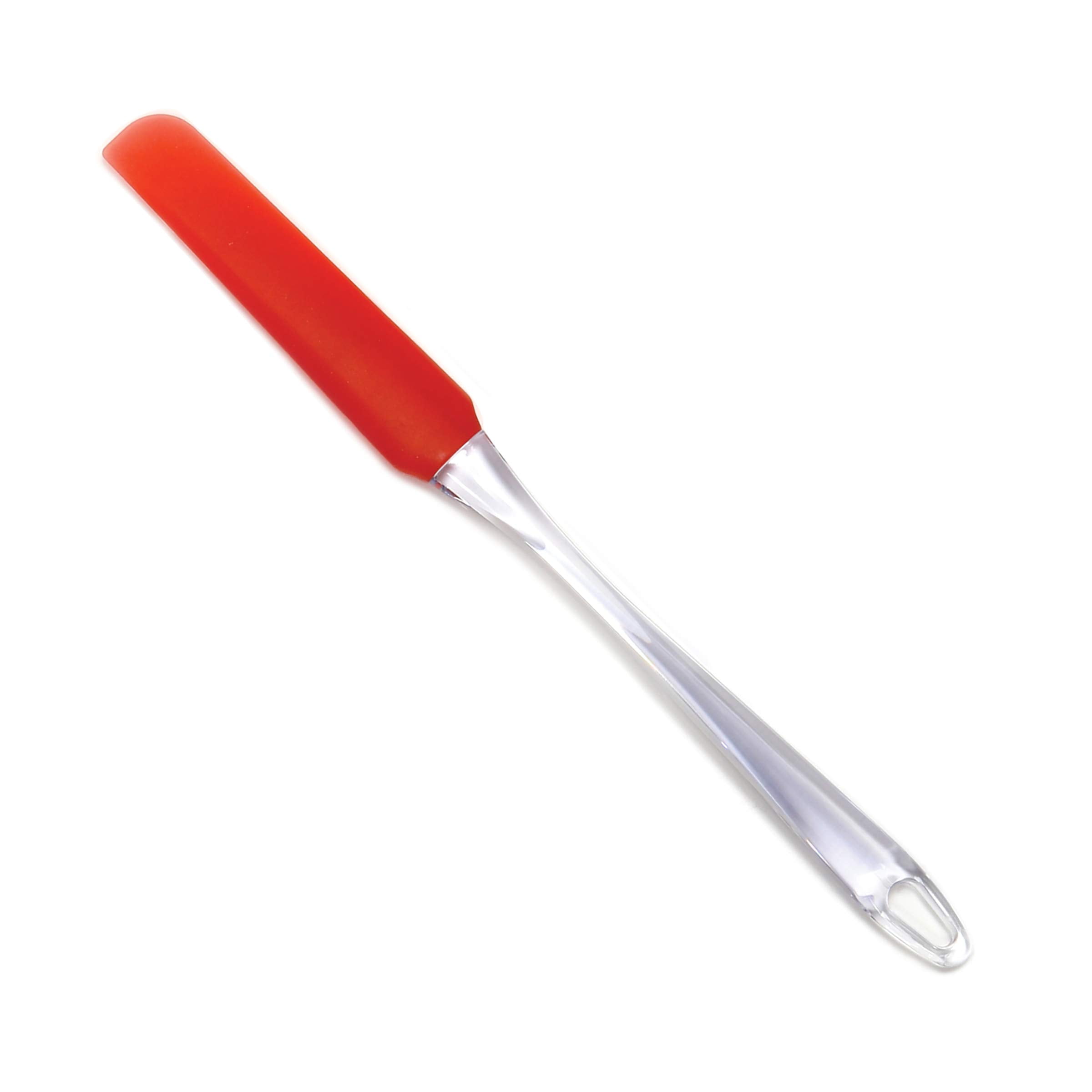 Norpro Silicone Jar/Icing Spatula, Red, 10.5in/26.5cm, As Shown