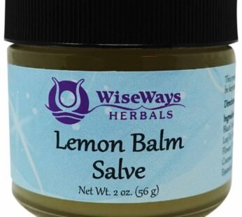 WiseWays Herbals: Salves for Natural Skin Care, Lemon Balm Salve 2 oz