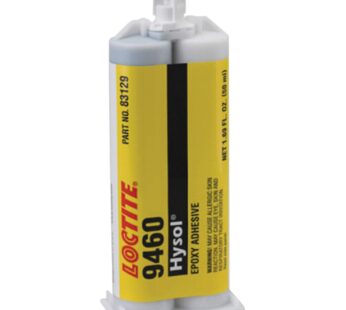 Loctite 9460 Hysol Non Sag Epoxy Structural Adhesive, 50 mL Dual Cartridge, Gray (pack of