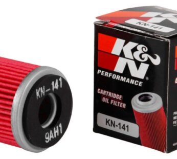 K&N Motorcycle Oil Filter: High Performance, Premium, Designed to be used with Synthetic o