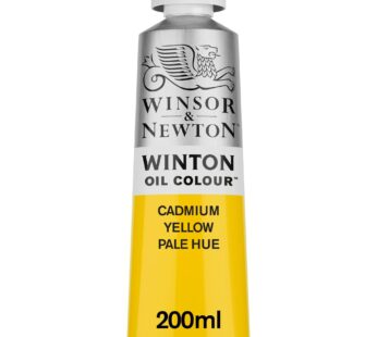 Winsor & Newton Winton Oil Color, 200ml (6.75-oz) Tube, Cadmium Yellow Pale Hue