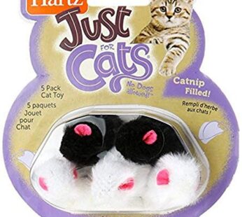 Hartz Just for Cats Mini Mice Cat Toy (5 Pack)