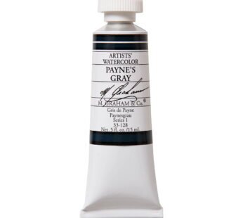 M. Graham 1/2-Ounce Tube Watercolor Paint, Paynes Gray (33-128)