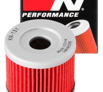 K&N Motorcycle Oil Filter: High Performance, Premium, Designed to be used with Synthetic o