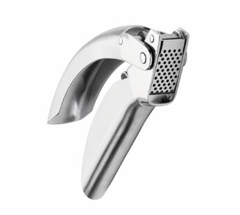 Kuhn Rikon Epicurean Garlic Press, Stainless Steel, 6.5 x 1 x 1.5 inches, Silver