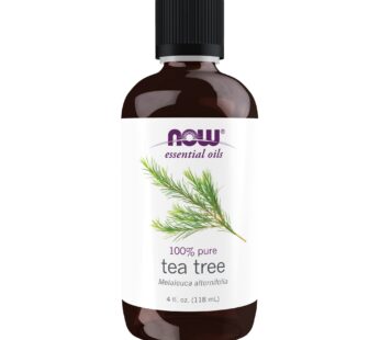 NOW Essential Oils, Tea Tree Oil, Cleansing Aromatherapy Scent, Steam Distilled, 100% Pure