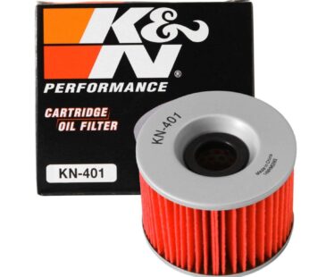 K&N Motorcycle Oil Filter: High Performance, Premium, Designed to be used with Synthetic o
