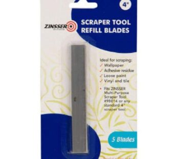Rust-Oleum Zinsser 98015 4-Inch Scraper Refill Blades