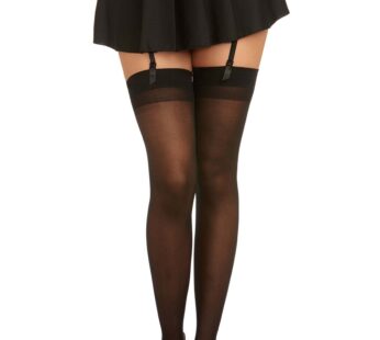 Dreamgirl Women?s Standard Sheer Thigh High Pantyhose Hosiery Nylons Stockings with Comf
