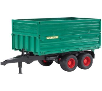 Bruder Toys – Agriculture Realistic Tandemaxle Tipping Trailer with Removeable Top and Com