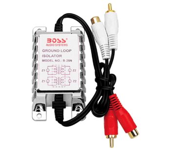 BOSS Audio Systems Ground Loop Isolator B25N noise Filter for Car Audio Systems