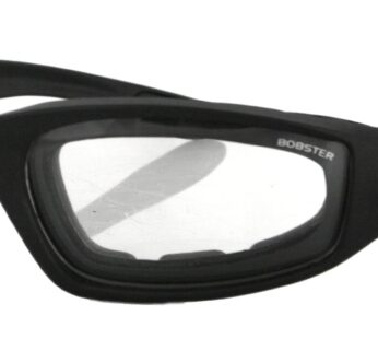 Bobster Foamerz 2 Sunglass, Black Frame, Anti-fog Clear