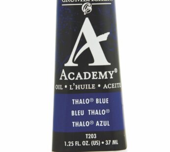 Grumbacher Academy Oil Paint, 37 ml/1.25 oz, Thalo Blue (T203)